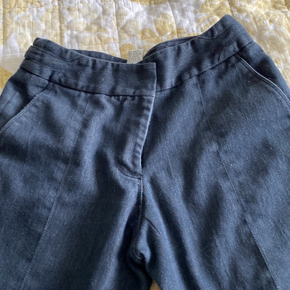 Peter Nygard jeans trousers with seam to keep shape. Size 4P. EUC. Straight leg - Picture 1 of 16